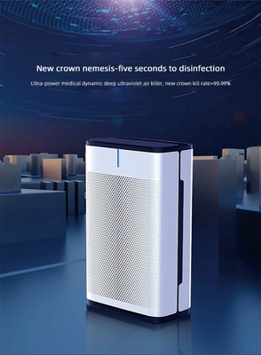Hapus Debu Bau Tidak Baik UVC LED Air Purifier 29db Mode Tidur Super Tenang Untuk Kamar Tidur