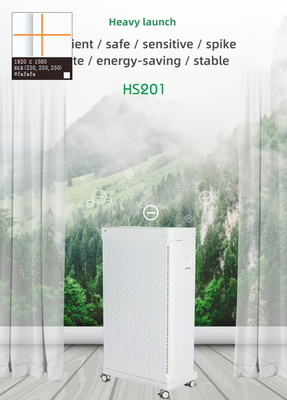 Home Hepa Plasma Air Sterilizer Untuk Pembersih Udara Ruangan Besar 5500 Sq Ft