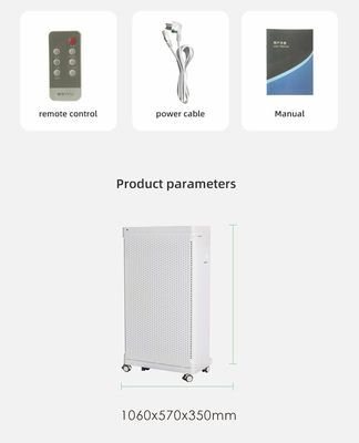 H13 True HEPA Filter Air Purifier Smart WiFi PM2.5 Monitor Untuk Ruangan Besar