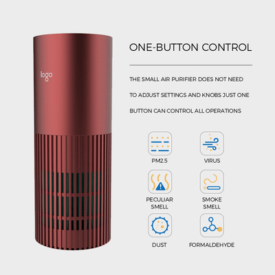 Easycare UV Light HEPA Air Purifier Ionic Car Air Purifier Dan Dual Usb Charger