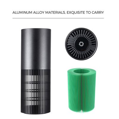 H13 True HEPA Filter Desktop Air Purifier Cahaya Ultraviolet Katoda Dingin