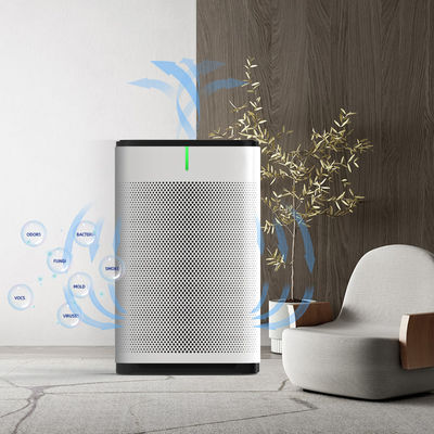 45W Rumah Filter HEPA Pemurni Udara Kontrol Sentuh Remote Control